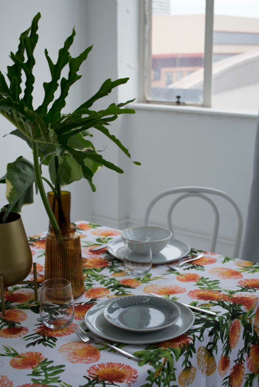 Floral Table Cloths Six Seater