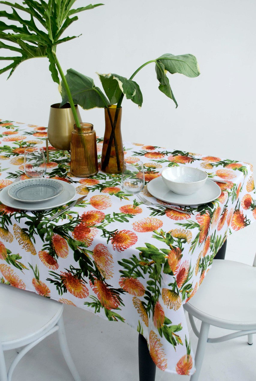 Floral Table Cloths Six Seater